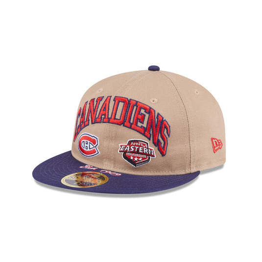 Montreal Canadiens Camel Retro Crown 59FIFTY Fitted Hat - New Era Cap
