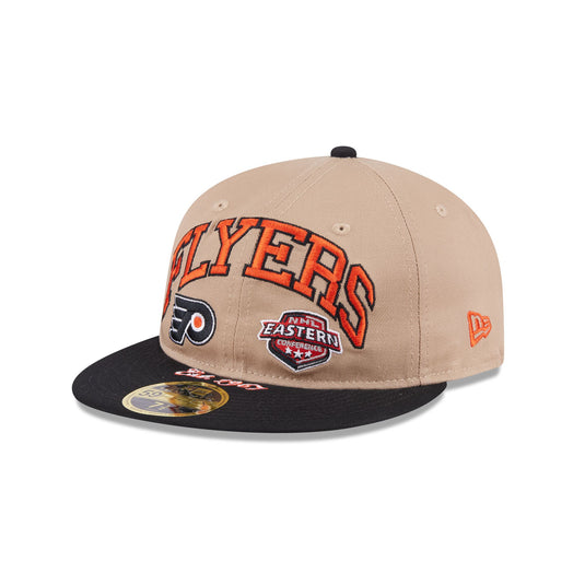 Philadelphia Flyers Camel Retro Crown 59FIFTY Fitted Hat - New Era Cap