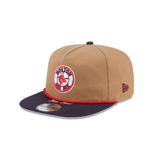 Boston Red Sox Khaki Rope Golfer Hat - New Era Cap