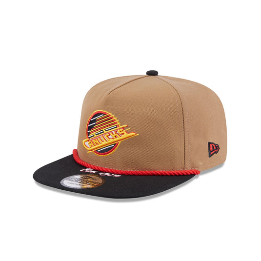 Vancouver Canucks Khaki Rope Golfer Hat - New Era Cap