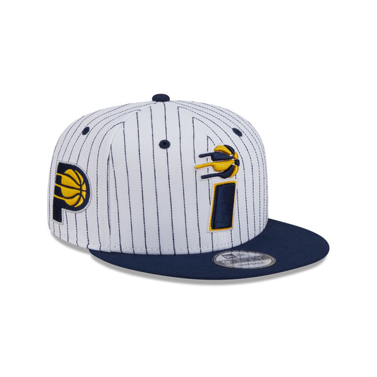 Indiana Pacers Deceptor Pinstripe 9FIFTY Snapback Hat - New Era Cap