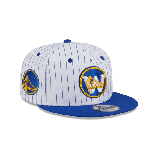 Golden State Warriors Deceptor Pinstripe 9FIFTY Snapback Hat - New Era Cap