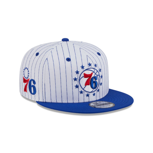 Philadelphia 76ers Deceptor Pinstripe 9FIFTY Snapback Hat - New Era Cap