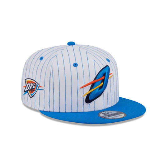 Oklahoma City Thunder Deceptor Pinstripe 9FIFTY Snapback Hat - New Era Cap