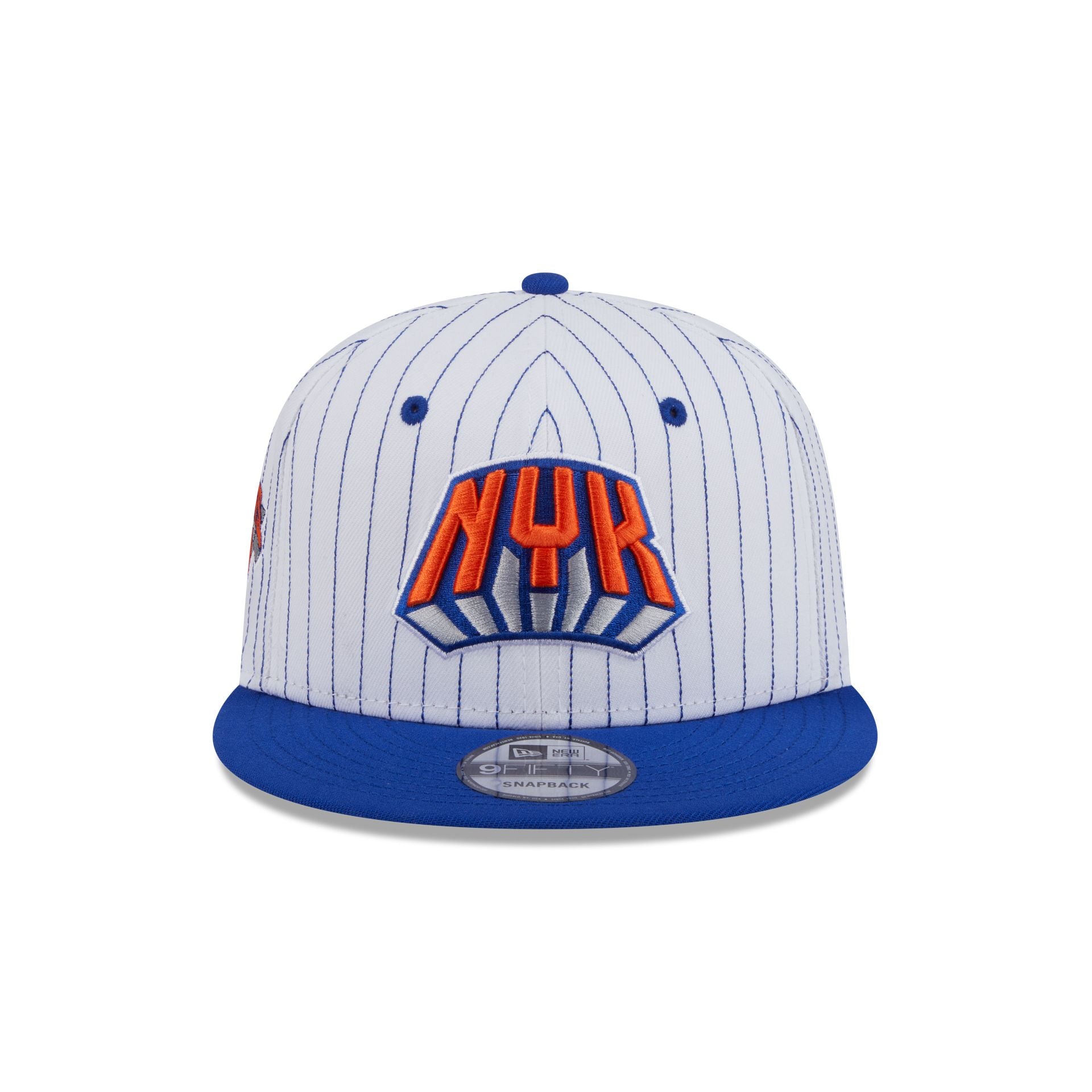 New York Knicks Deceptor Pinstripe 9FIFTY Snapback Hat