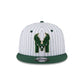 Milwaukee Bucks Deceptor Pinstripe 9FIFTY Snapback Hat