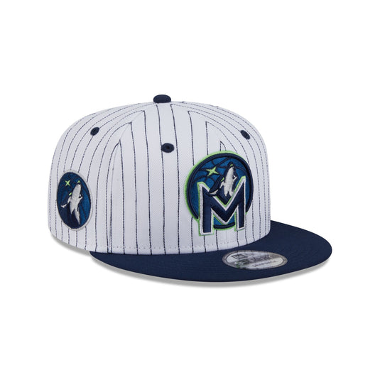 Minnesota Timberwolves Deceptor Pinstripe 9FIFTY Snapback Hat - New Era Cap