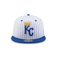 Kansas City Royals Deceptor Pinstripe 9FIFTY Snapback Hat