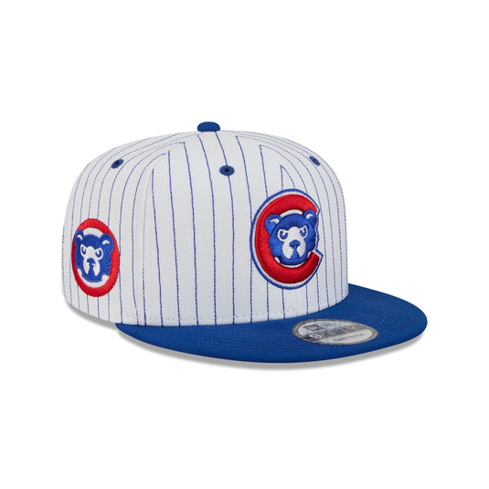 Chicago Cubs Deceptor Pinstripe 9FIFTY Snapback Hat - New Era Cap