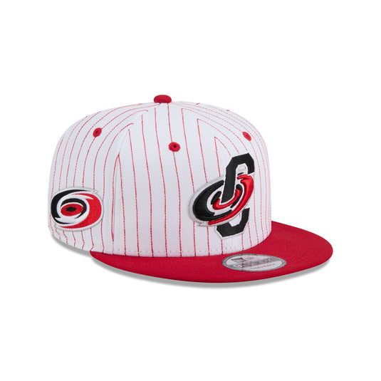 Carolina Hurricanes Deceptor Pinstripe 9FIFTY Snapback Hat - New Era Cap