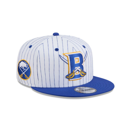 Buffalo Sabres Deceptor Pinstripe 9FIFTY Snapback Hat - New Era Cap