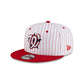 Washington Nationals Deceptor Pinstripe 9FIFTY Snapback Hat