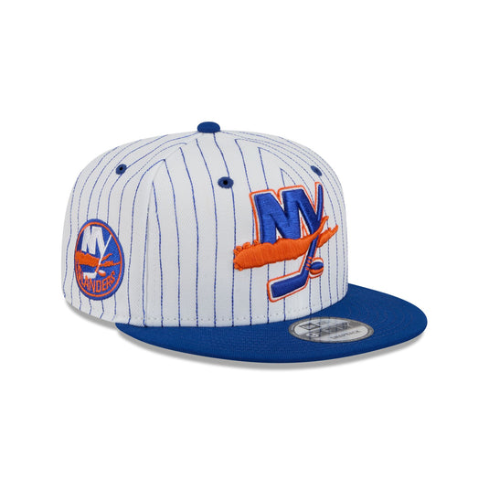 New York Islanders Deceptor Pinstripe 9FIFTY Snapback Hat - New Era Cap