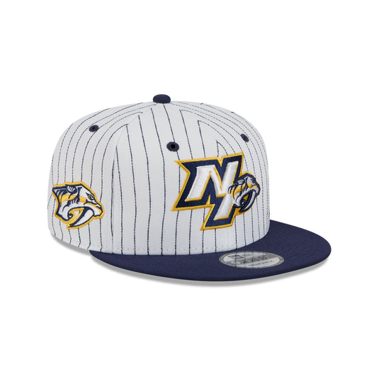 Nashville Predators Deceptor Pinstripe 9FIFTY Snapback Hat - New Era Cap