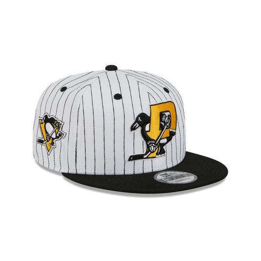 Pittsburgh Penguins Deceptor Pinstripe 9FIFTY Snapback Hat - New Era Cap