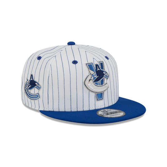 Vancouver Canucks Deceptor Pinstripe 9FIFTY Snapback Hat - New Era Cap