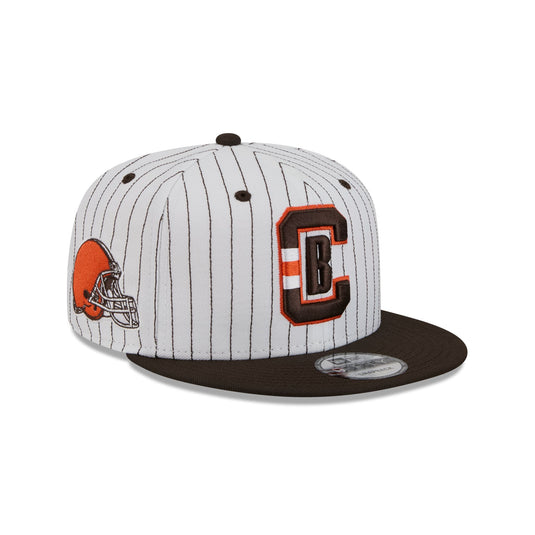 Cleveland Browns Deceptor Pinstripe 9FIFTY Snapback Hat - New Era Cap