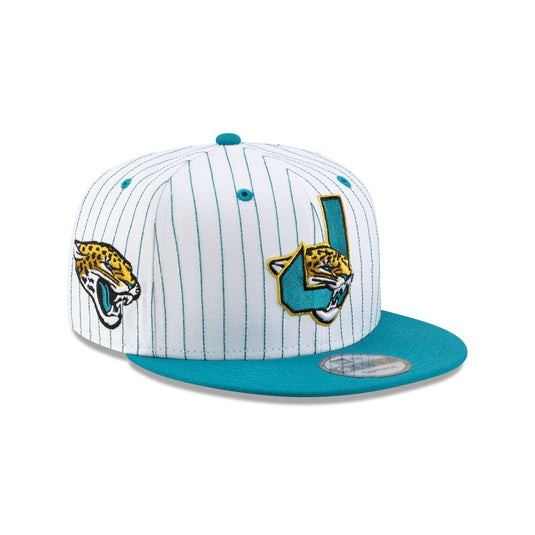Jacksonville Jaguars Deceptor Pinstripe 9FIFTY Snapback Hat - New Era Cap
