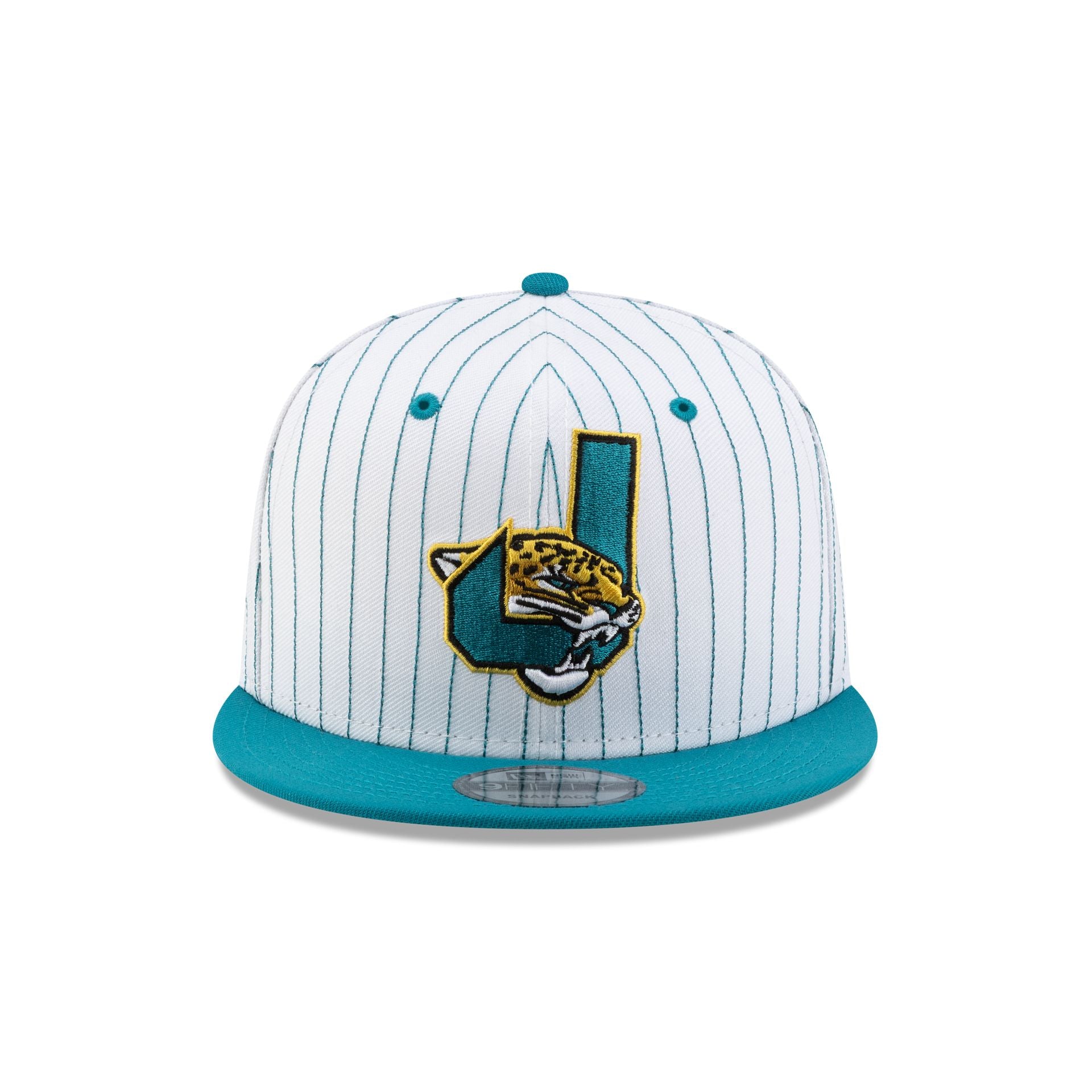 Jacksonville Jaguars Deceptor Pinstripe 9FIFTY Snapback Hat – New