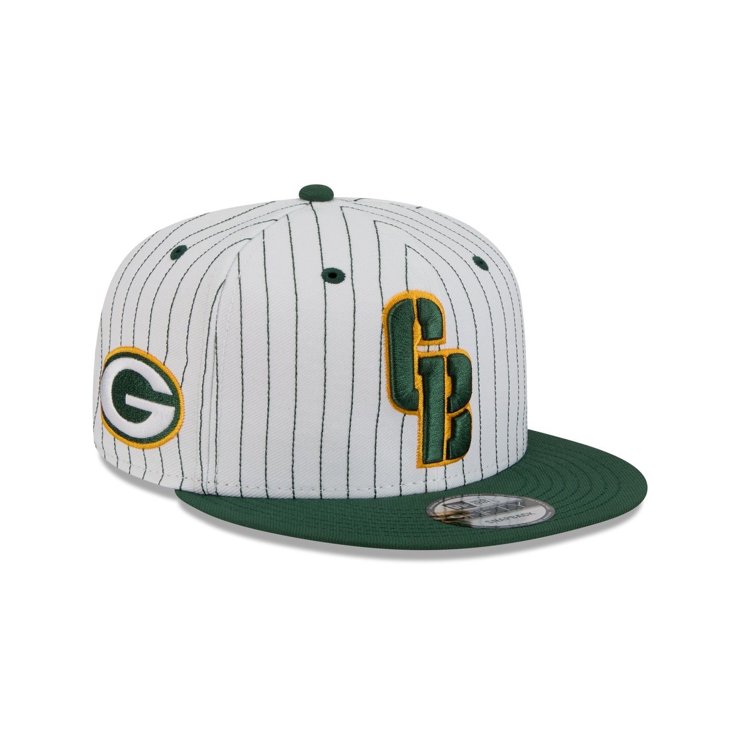 Green Bay Packers Deceptor Pinstripe 9FIFTY Snapback Hat
