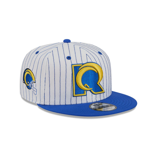 Los Angeles Rams Deceptor Pinstripe 9FIFTY Snapback Hat - New Era Cap