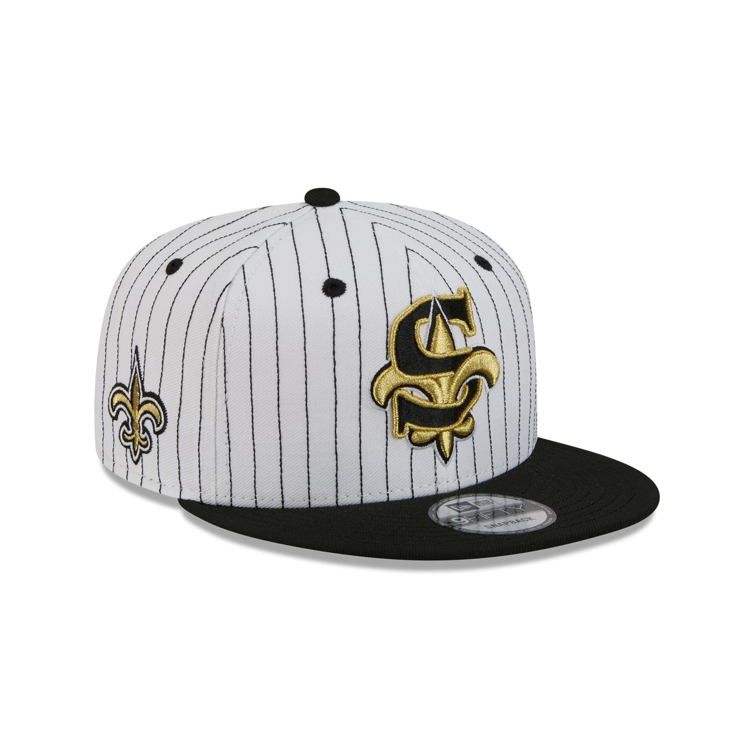 New Orleans Saints Deceptor Pinstripe 9FIFTY Snapback Hat