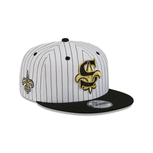 New Orleans Saints Deceptor Pinstripe 9FIFTY Snapback Hat - New Era Cap