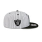 Las Vegas Raiders Deceptor Pinstripe 9FIFTY Snapback Hat