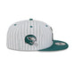 Philadelphia Eagles Deceptor Pinstripe 9FIFTY Snapback Hat