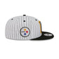 Pittsburgh Steelers Deceptor Pinstripe 9FIFTY Snapback Hat