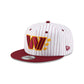 Washington Commanders Deceptor Pinstripe 9FIFTY Snapback Hat