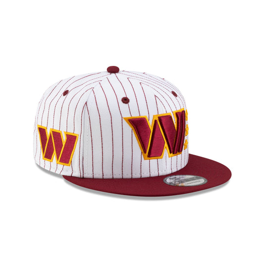Washington Commanders Deceptor Pinstripe 9FIFTY Snapback Hat - New Era Cap