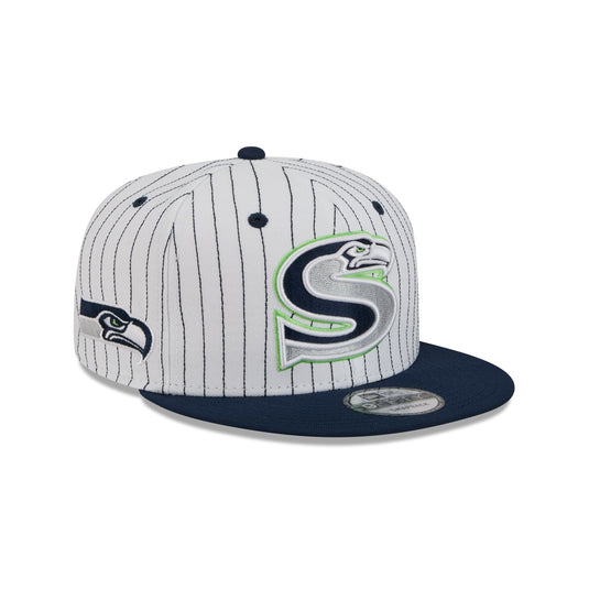 Seattle Seahawks Deceptor Pinstripe 9FIFTY Snapback Hat - New Era Cap