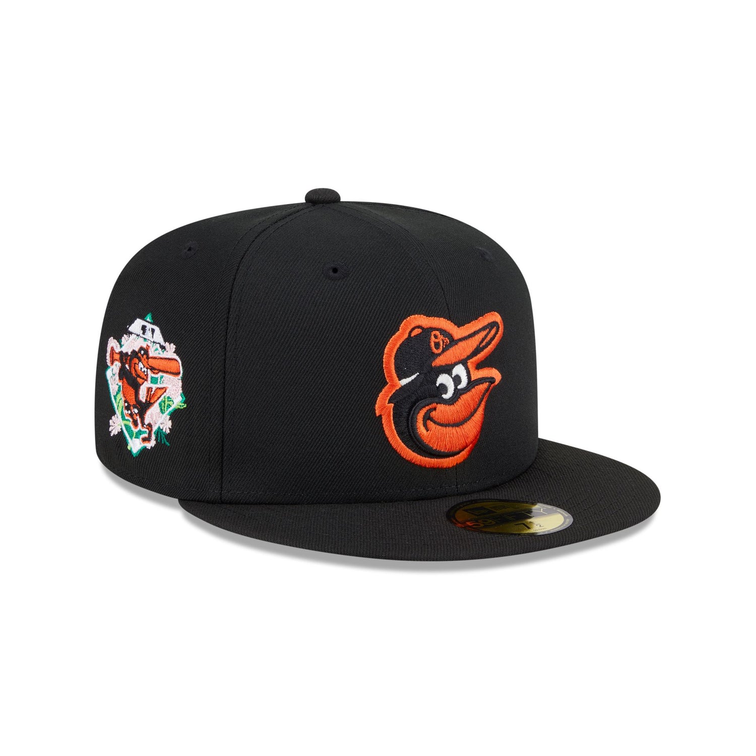 Baltimore Orioles Floral Undervisor 59FIFTY Fitted Hat