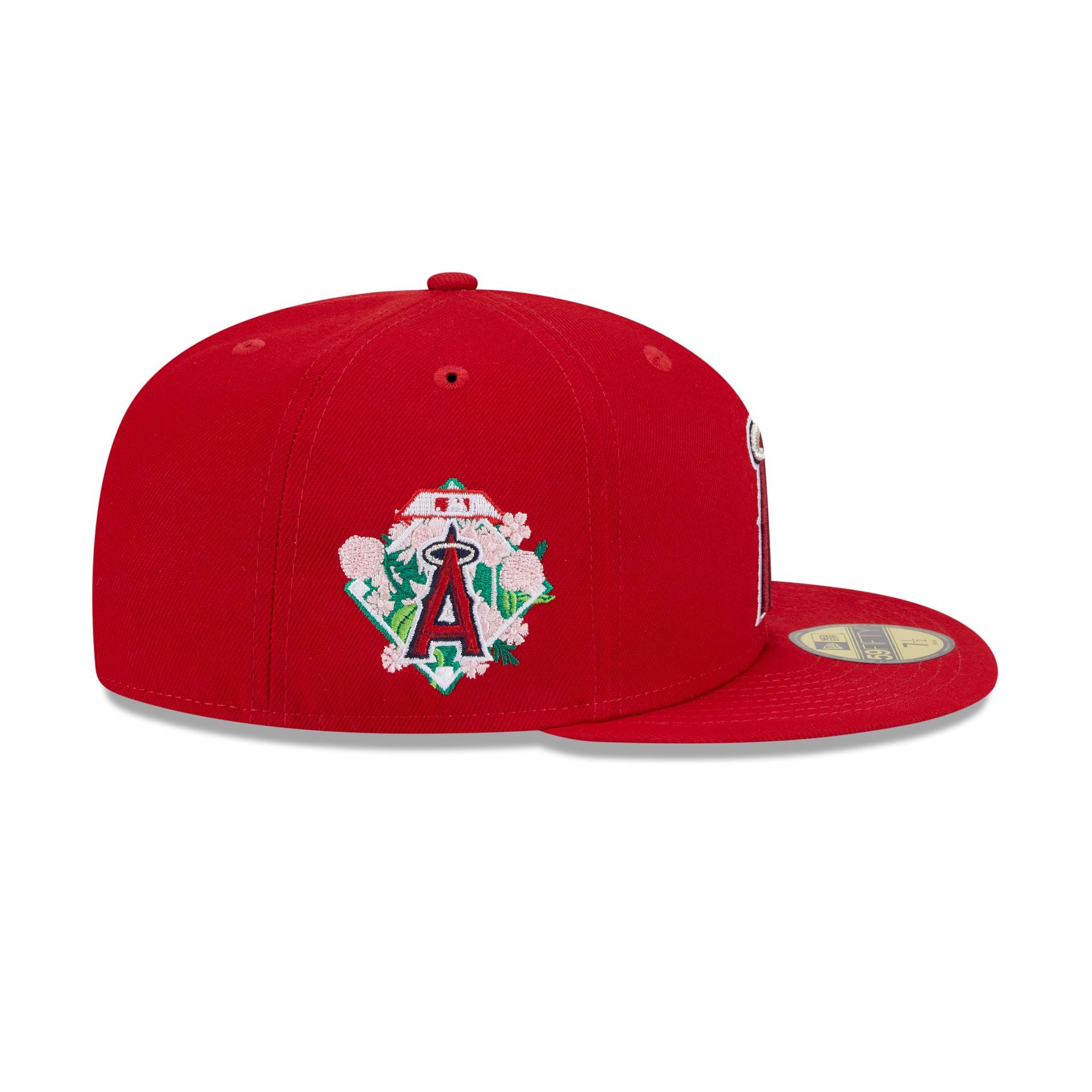 Los Angeles Angels Floral Undervisor 59FIFTY Fitted Hat
