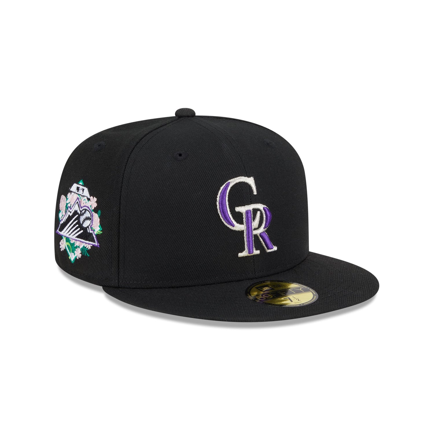 Colorado Rockies Floral Undervisor 59FIFTY Fitted Hat