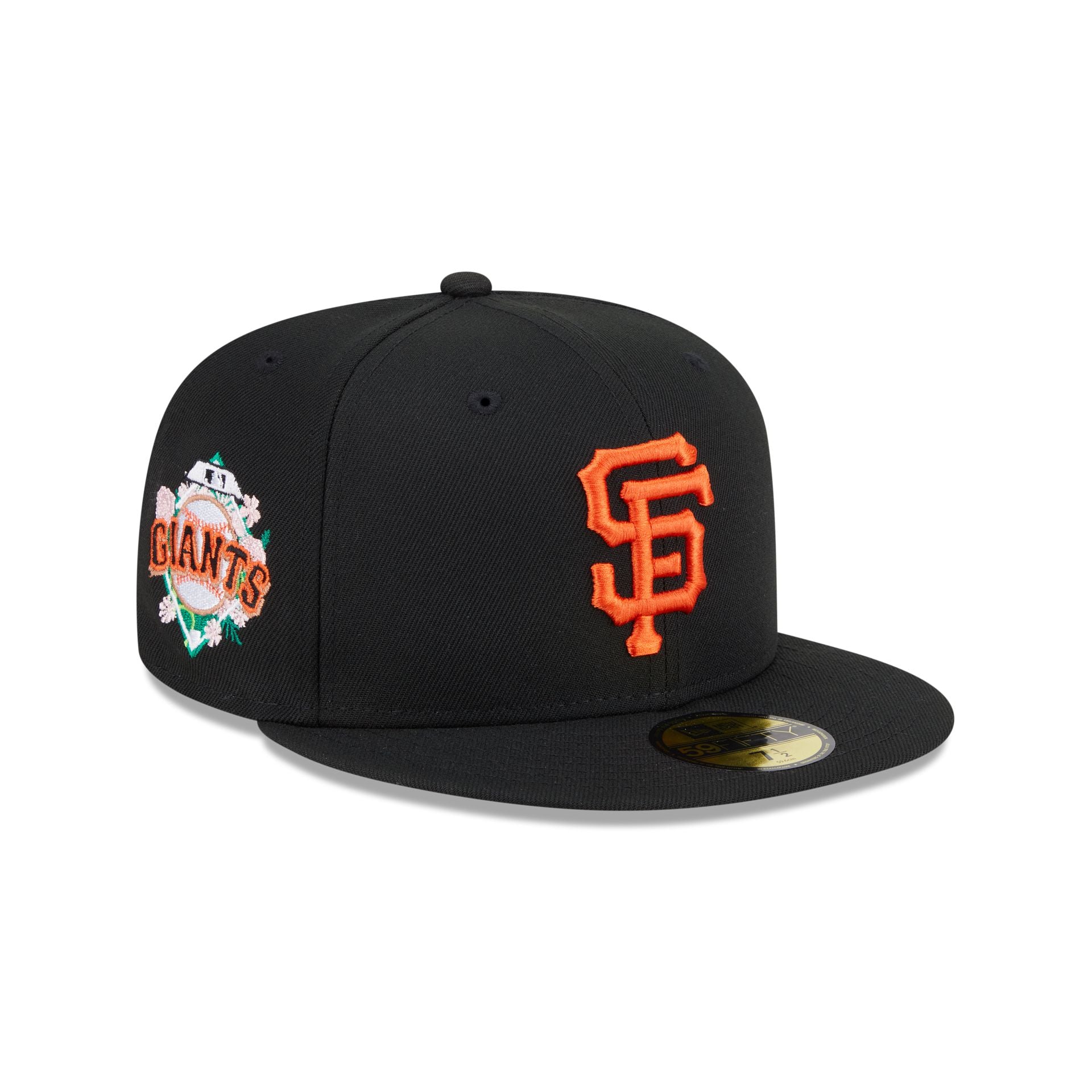 San Francisco Giants Floral Undervisor 59FIFTY Fitted Hat – New