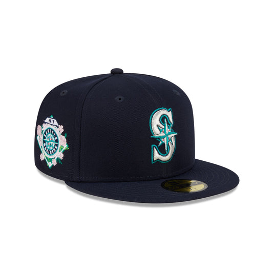 Seattle Mariners Floral Undervisor 59FIFTY Fitted Hat - New Era Cap