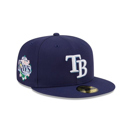 Tampa Bay Rays Floral Undervisor 59FIFTY Fitted Hat - New Era Cap