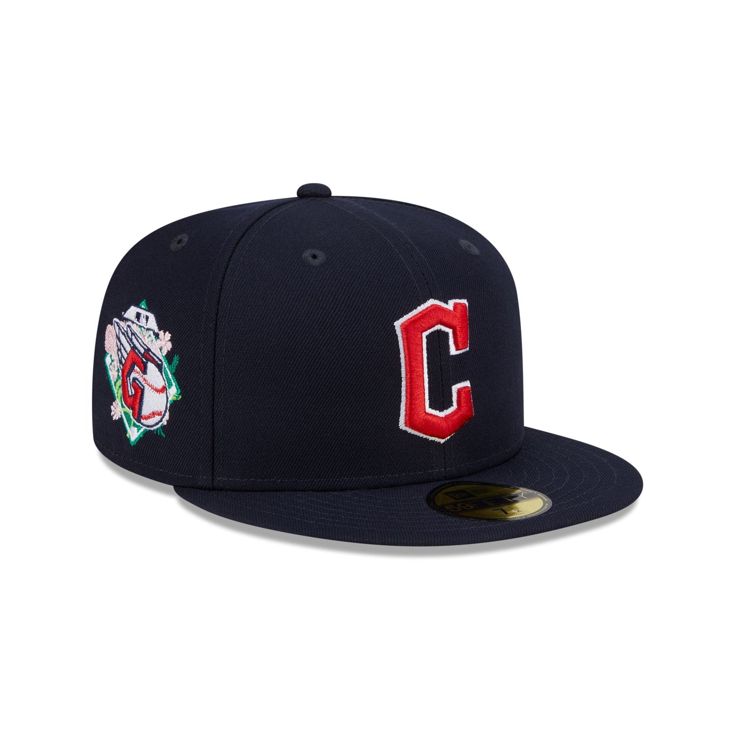 Cleveland Guardians Floral Undervisor 59FIFTY Fitted Hat