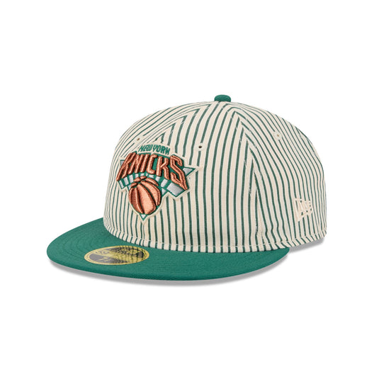 Just Caps Seersucker New York Knicks Retro Crown 59FIFTY Fitted Hat - New Era Cap