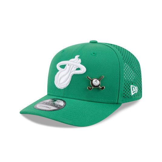 Miami Heat Tee Time 9SEVENTY Trucker Hat - New Era Cap