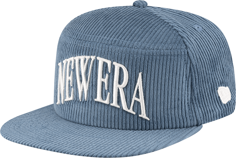 New Era Branded Paragon Corduroy Indigo Split Panel 9FIFTY Snapback Hat