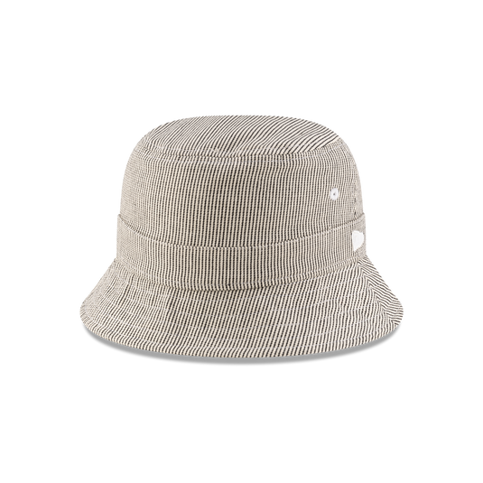New Era Branded Railroad Stripe Bucket Hat - New Era Cap