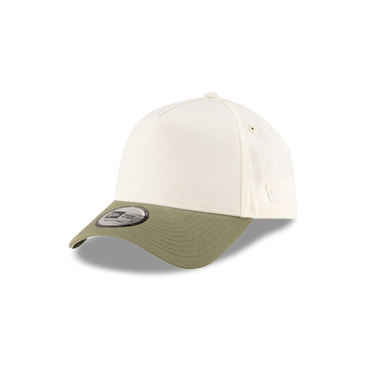 New Era Branded High Twist Chrome White 9FORTY A-Frame Adjustable Hat - New Era Cap