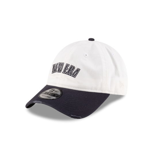 New Era Branded Sweep Rugby College White 9FORTY Adjustable Hat - New Era Cap