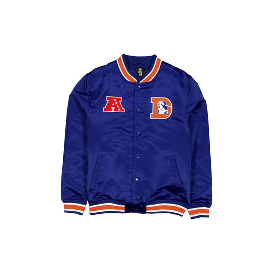 Denver Broncos Sport Classics Blue Satin Jacket - New Era Cap