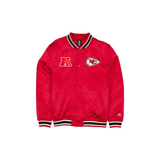 Kansas City Chiefs Sport Classics Red Satin Jacket - New Era Cap