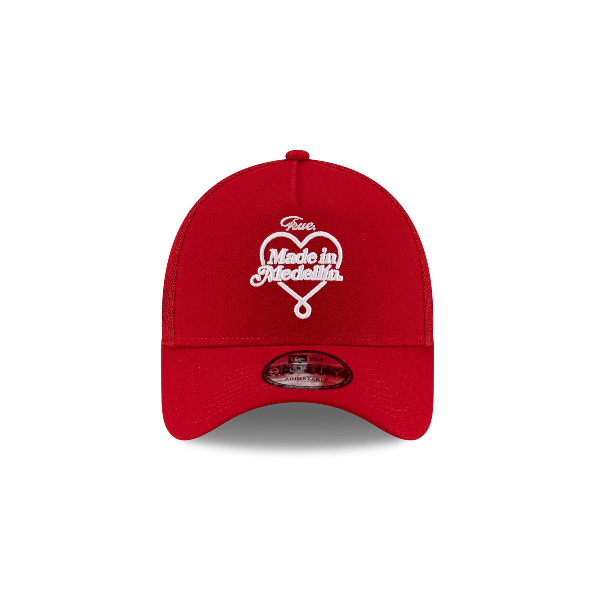 TRUE. Made in Medellín Scarlet 9FORTY A-Frame Snapback Hat – New