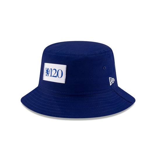 Chelsea FC 120th Anniversary Blue Bucket Hat - New Era Cap